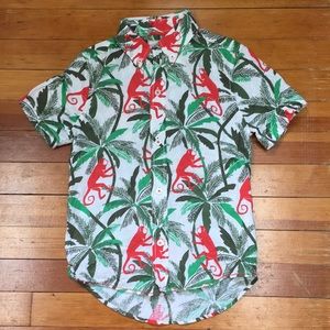 Mini Boden boys tropical shirt
